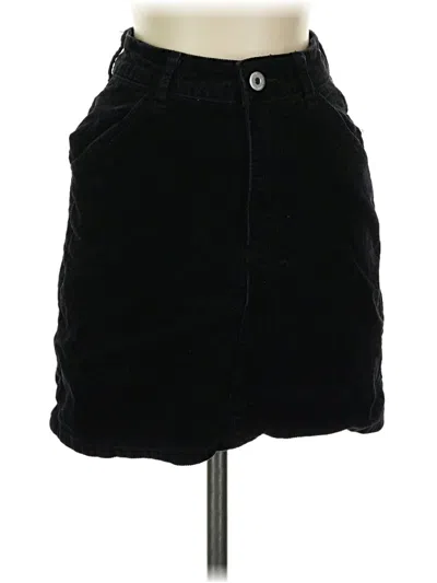 Pre-owned Cotton On Denim Skirt In Black