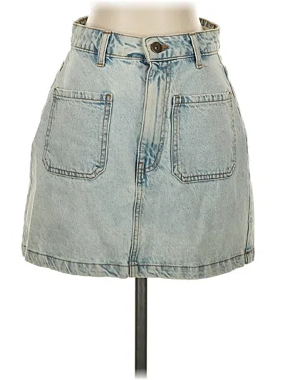 Pre-owned Cotton On Denim Skirt In Blue