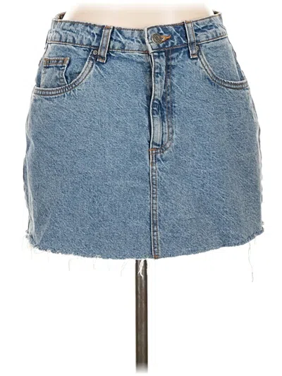 Pre-owned Cotton On Denim Skirt In Blue