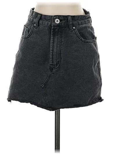 Pre-owned Cotton On Denim Skirt In Gray