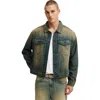 Cotton On Denim Trucker Jacket In Y2k Washed Blue