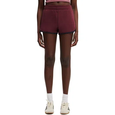 Cotton On Dolphin Hem Micro Mini Short In Red
