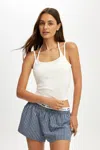 Cotton On Double Layer Cami In White