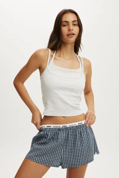 Cotton On Double Layer Cami In Gray