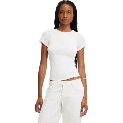 Cotton On Double Layer Short Sleeve In White