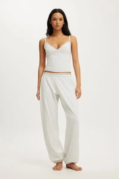 Cotton On Dreamy Soft Balloon Leg Pant In Light Grey Marle
