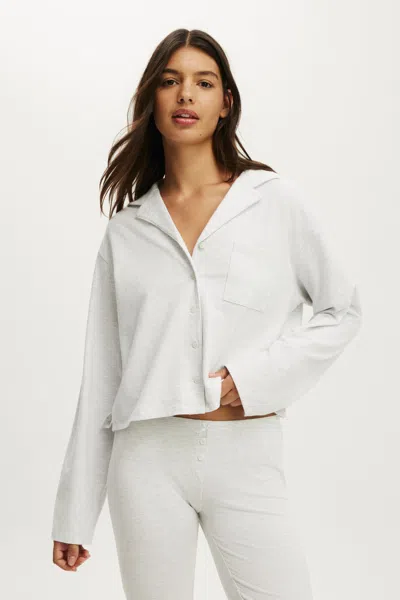 Cotton On Dreamy Soft Boxy Button Down Shirt In White