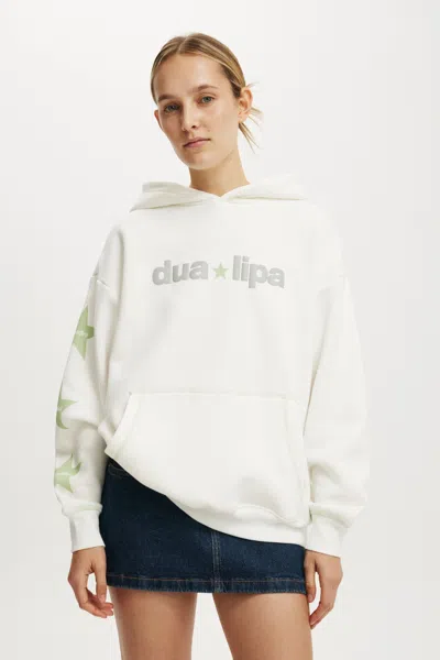 Cotton On Dua Lipa Music Graphic Hoodie In White