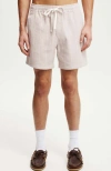 Cotton On Easy Short In Dusty Pink White Pinstripe