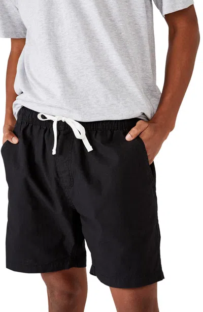 Cotton On Easy Shorts In Black Texture
