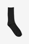 Cotton On Easy Sock In Black Fleck