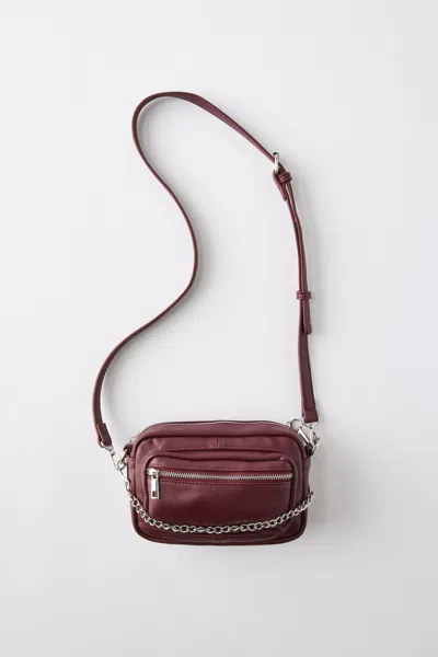 Cotton On Edie Crossbody Bag In Burgundy