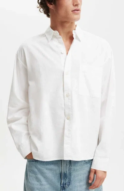 Cotton On Eli Long Sleeve Shirt In White