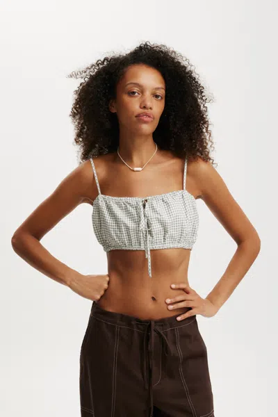 Cotton On Emily Micro Top In Gray
