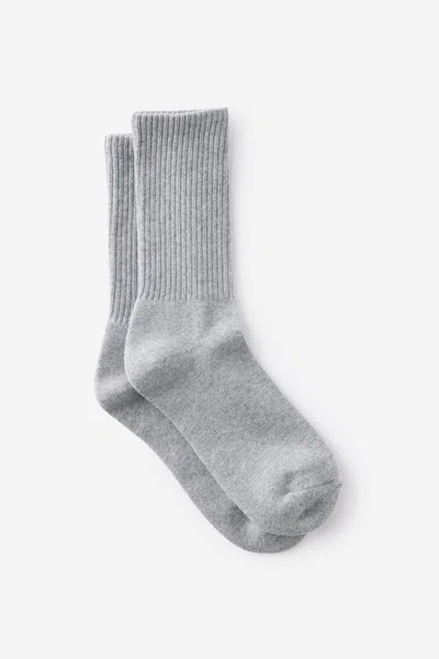 Cotton On Essential Crew Sock In Grey Marle