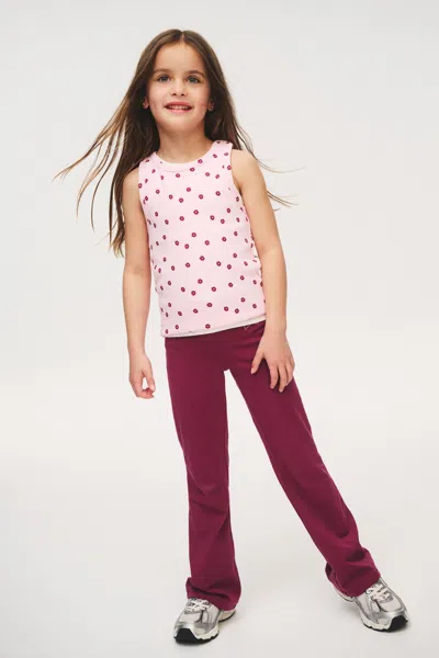 Cotton On Kids' Essential Flare Legging In Red