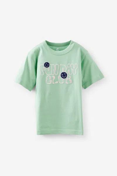 Cotton On Kids Kid's Essentials Graphic Short Sleeve Tee In Green