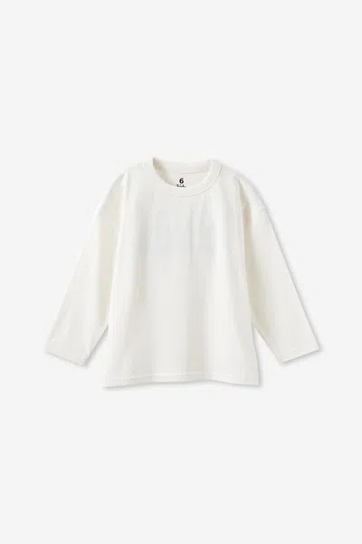 Cotton On Kids' Essentials Long Sleeve Tee In White