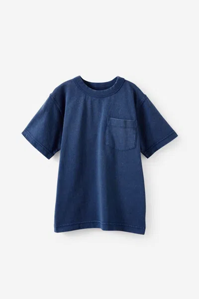 Cotton On Kids' Essentials Short Sleeve Tee In Denim Navy Wash