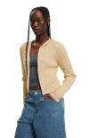 Cotton On Everfine Double Zip Up Hoodie In Neutral