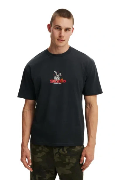 Cotton On Everyday Fit Graphic T-shirt In Black