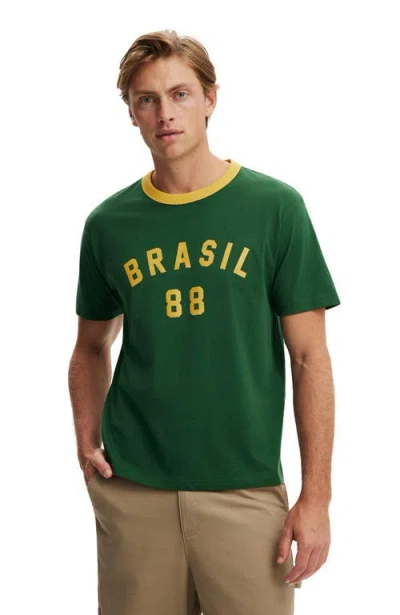 Cotton On Everyday Fit Graphic T-shirt In Green