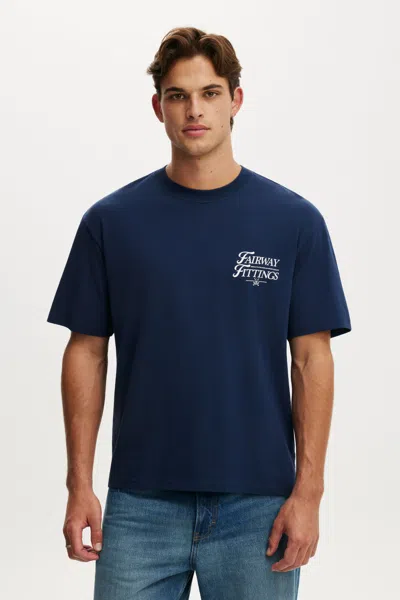 Cotton On Everyday Fit Graphic T-shirt In Blue