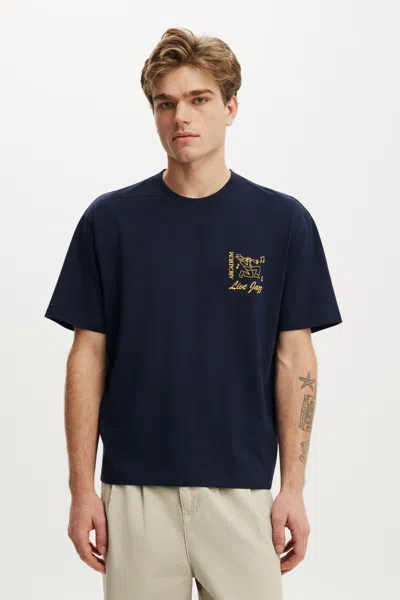 Cotton On Everyday Fit Graphic T-shirt In Blue