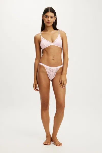 Cotton On Everyday Lace G String Brief In Multi