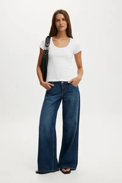 Cotton On Everyday Smooth Scoop Neck Tee In White