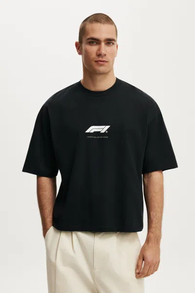 Cotton On F1 Cropped Fit T-shirt In Black