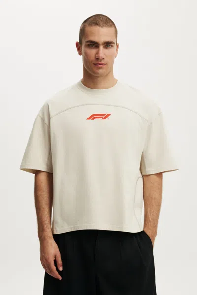 Cotton On F1 Cropped Fit T-shirt In Neutral