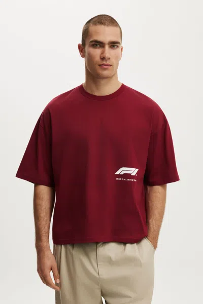 Cotton On F1 Cropped Fit T-shirt In Red