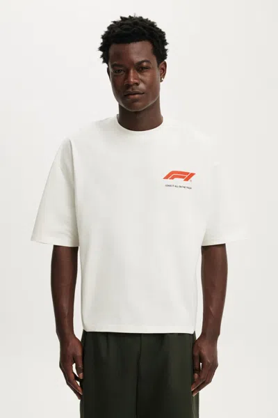 Cotton On F1 Cropped Fit T-shirt In White