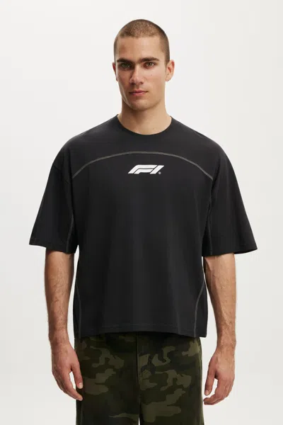 Cotton On F1 Cropped Fit T-shirt In Black