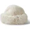 Cotton On Faux Fur Beanie In White