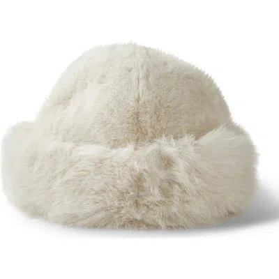 Cotton On Faux Fur Beanie In White