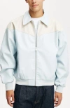 Cotton On Faux Leather Western Jacket In Ice