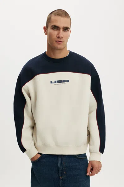 Cotton On Fifa Box Fit Crew Sweater In Multi