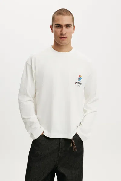 Cotton On Fifa Cropped Fit Long Sleeve T-shirt In White