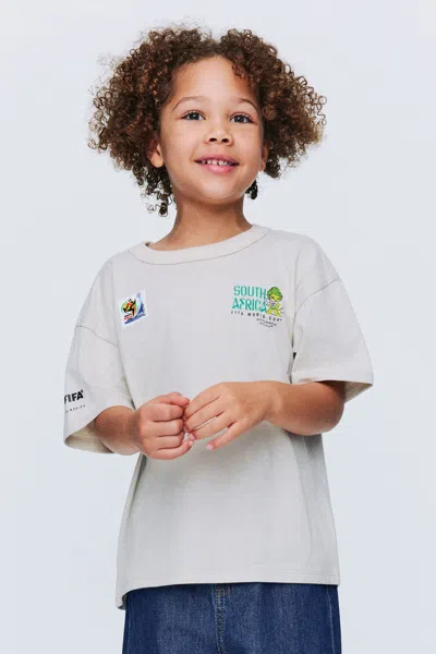 Cotton On Kids' Fifa Drop Shoulder Ss Tee In Gray