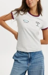 Cotton On Fitted Graphic Longline Tee In 1972 Limited Edition Soft
