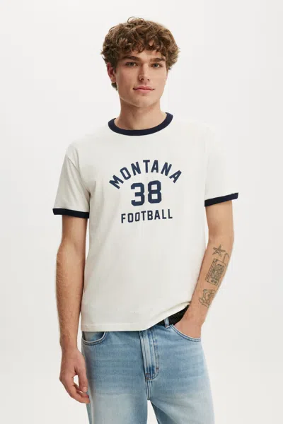 Cotton On Fitted Graphic T-shirt In White