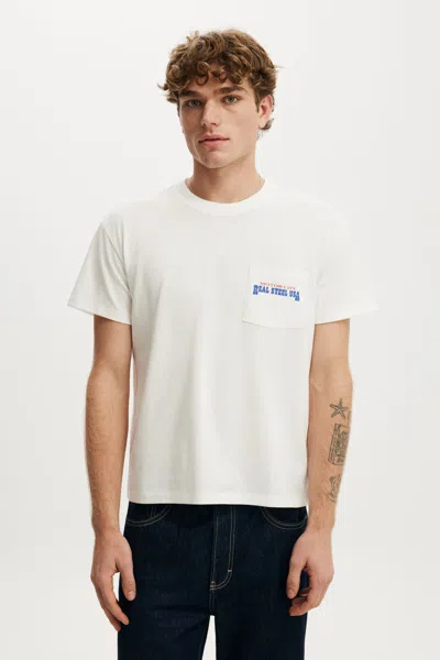 Cotton On Fitted Graphic T-shirt In White