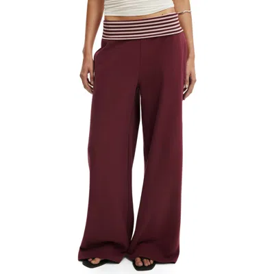 Cotton On Fold Over Waistband Sweatpant In Multi