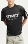 Cotton On Football Jersey In Black Aftmkt Race Team
