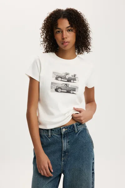 Cotton On Ford Baby Graphic Tee In White