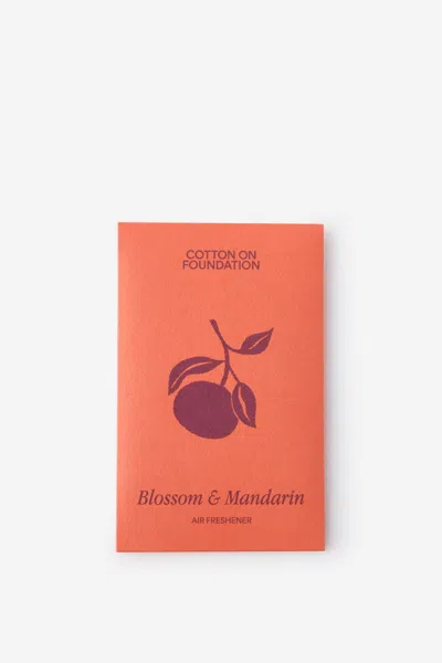 Cotton On Foundation Air Freshener In Blossom & Mandarin / Bright Orange