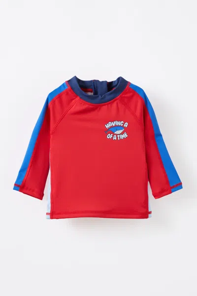 Cotton On Kids' Freddie Rash Vest In Red