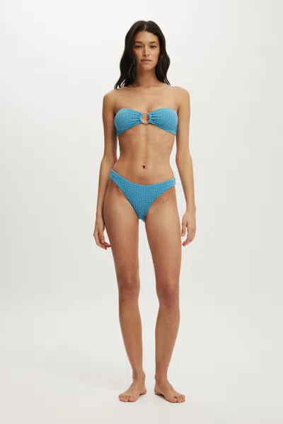 Cotton On Full Bikini Bottom In Blue